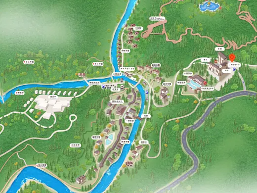 泗阳结合景区手绘地图智慧导览和720全景技术，可以让景区更加“动”起来，为游客提供更加身临其境的导览体验。